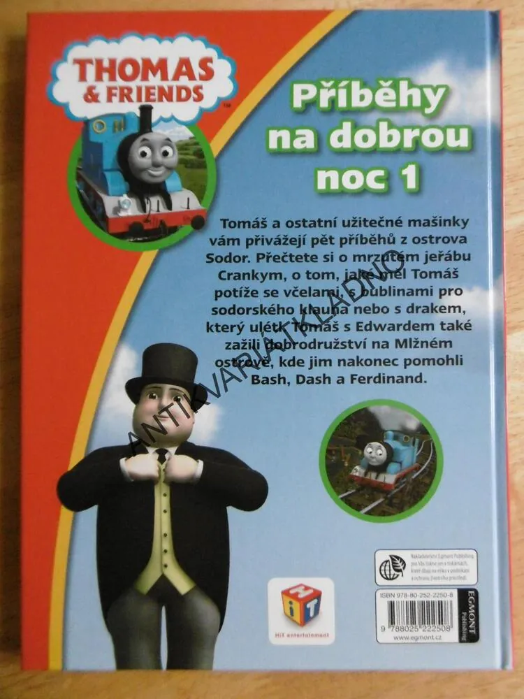 PŘÍBĚHY NA DOBROU NOC 1., TOMÁŠ A JEHO PŘÁTELÉ, MAŠINKA, ŽELEZNICE