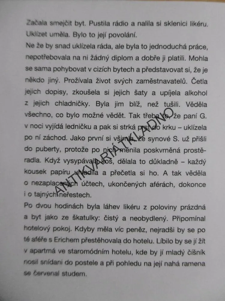 OSTROV UKLÍZEČEK, MILENA MOSEROVÁ, **an
