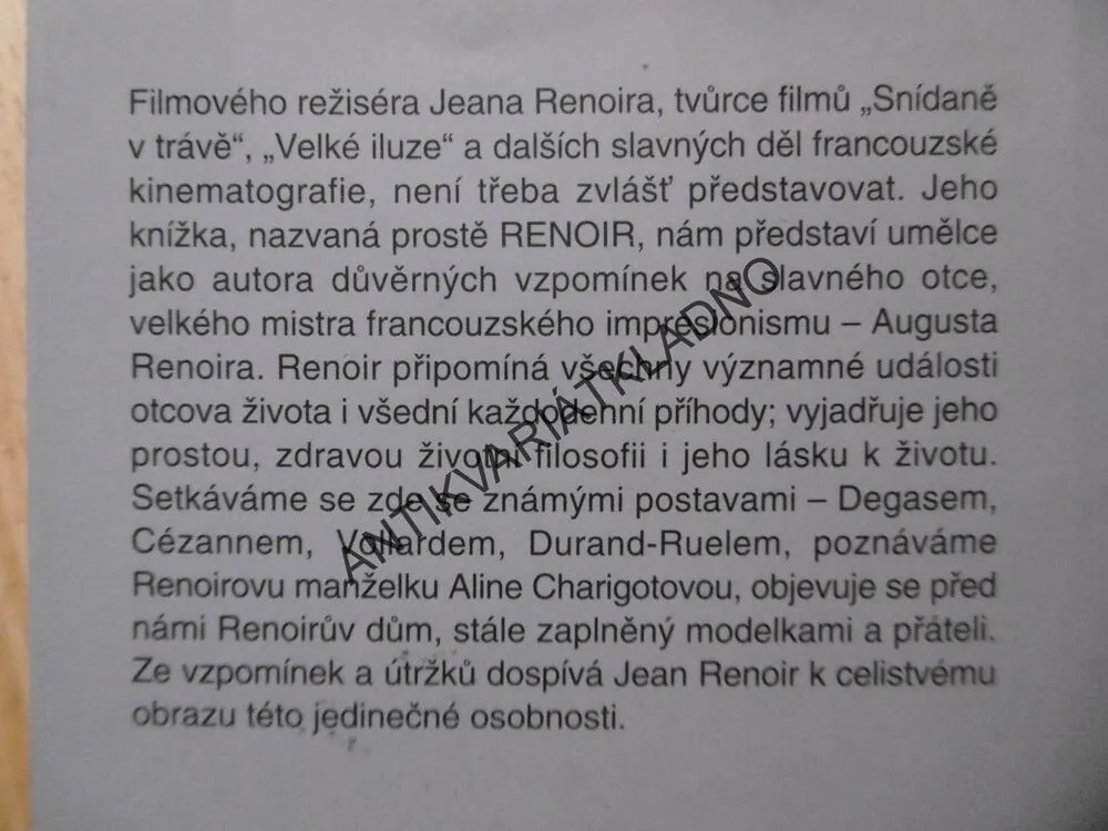 RENOIR, JEAN RENOIR, **an