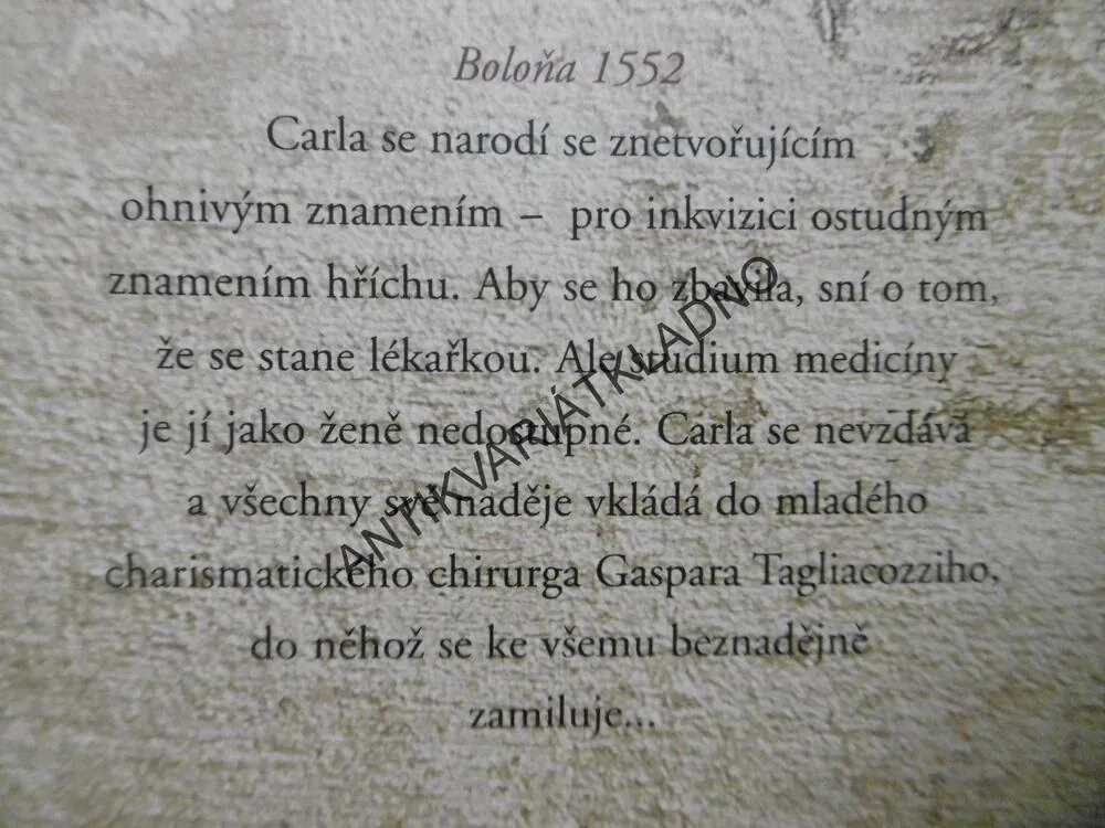 DOKTORKA Z BOLONĚ, WOLF SERNO, **an