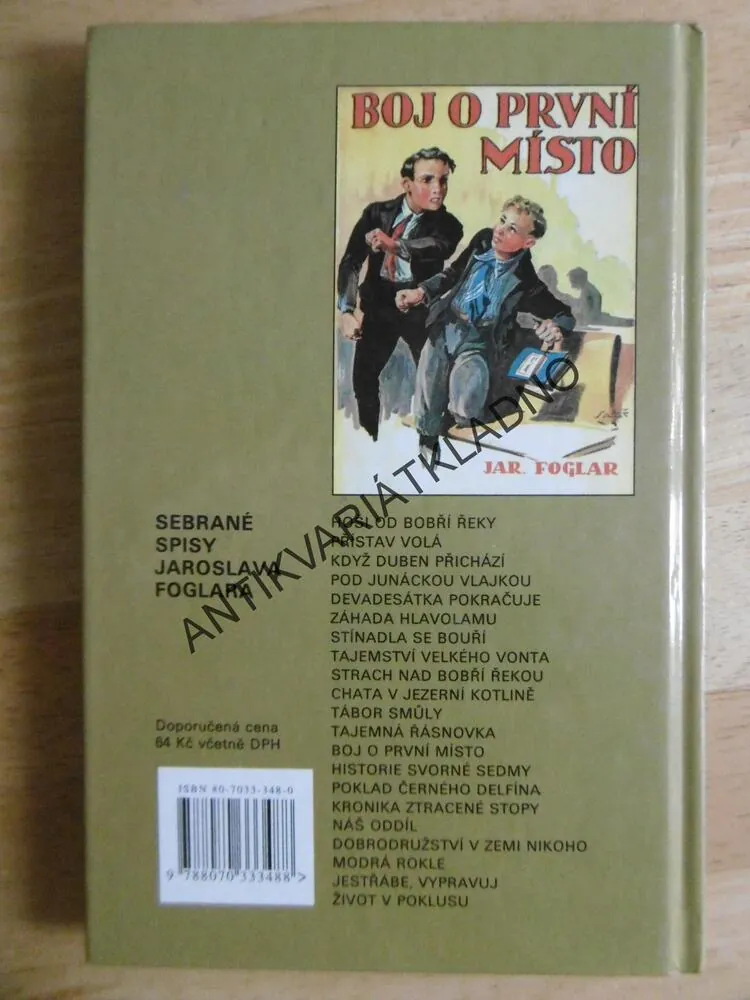 BOJ O PRVNÍ MÍSTO, JAROSLAV FOGLAR, **an