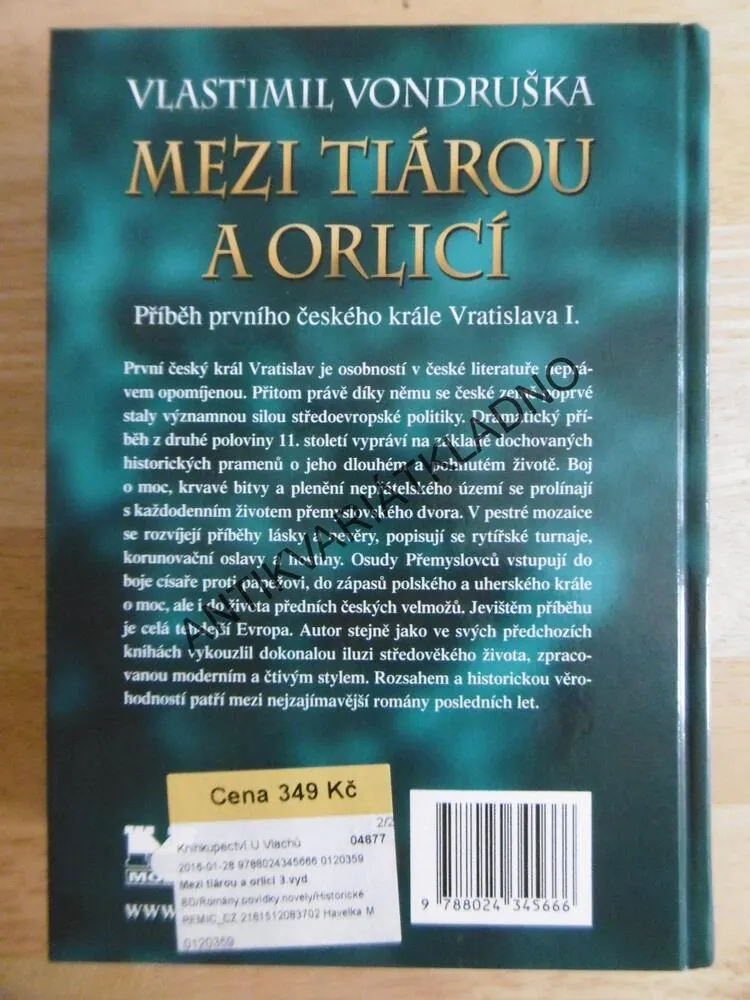MEZI TIÁROU A ORLICÍ, VLASTIMIL VONDRUŠKA, **an