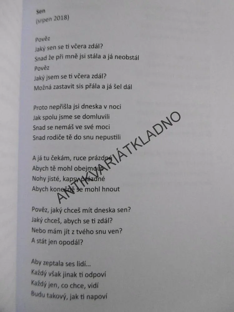 DRUHÉ SETKÁNÍ S LÁSKOU, JAROSLAV NYKL, **an