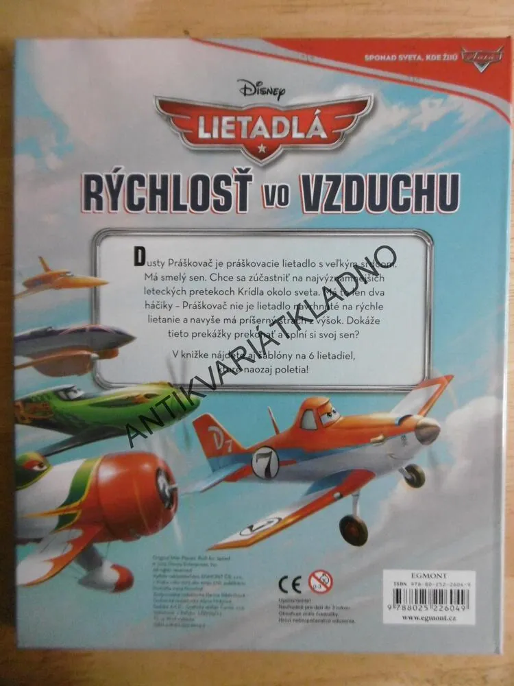 RÝCHLOSŤ VO VZDUCHU, LETADLA, DISNEY, PIXAR, SLOVENSKY, **an