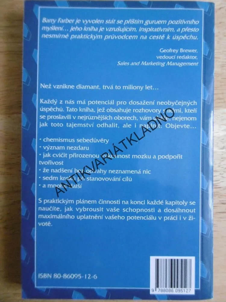 NEVYBROUŠENÝ DIAMANT, FARBER, PSYCHOLOGIE