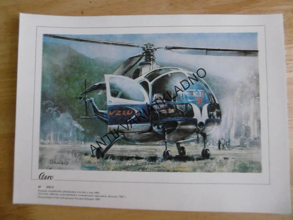 AERO 1918-1988 SOUBOR ILUSTROVANÝCH KARET- LETADLA, LETECTVÍ, BIDLO