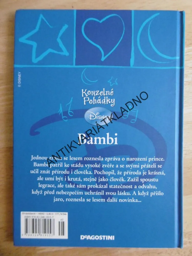 BAMBI, WALT DISNEY, BEZ CD, **an