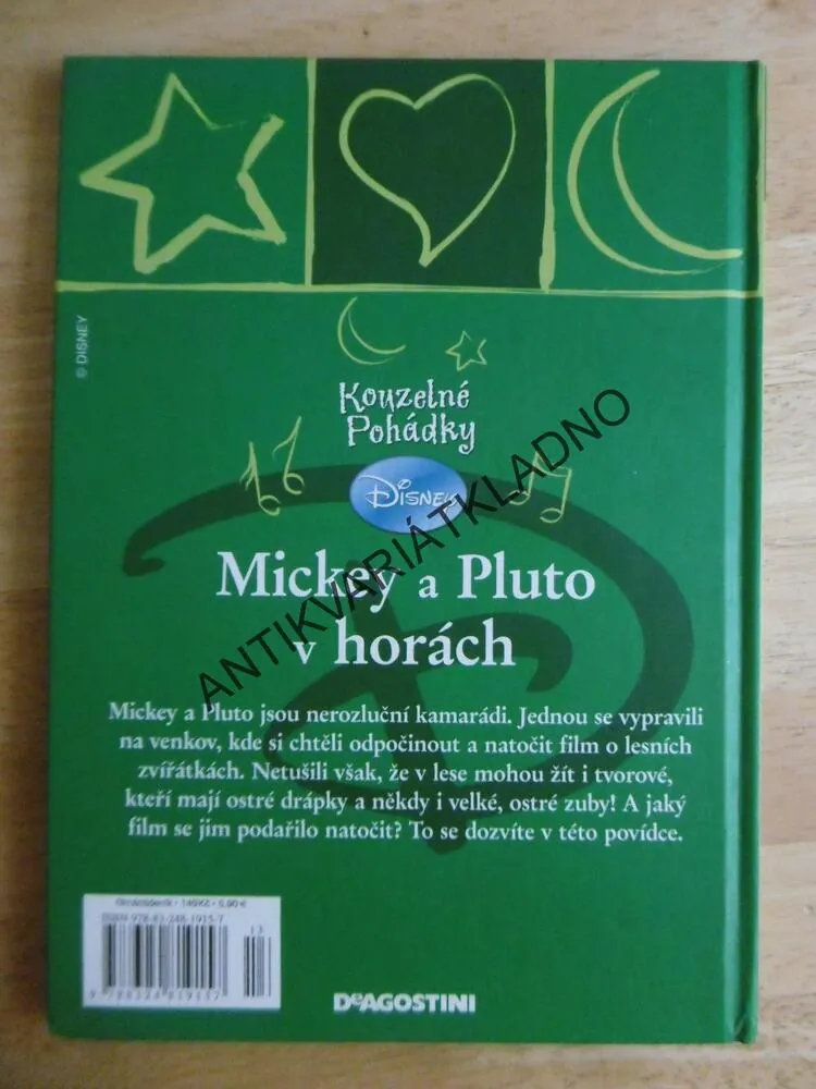 MICKEY A PLUTO NA HORÁCH, MICKEY MOUSE, WALT DISNEY, BEZ CD, **an