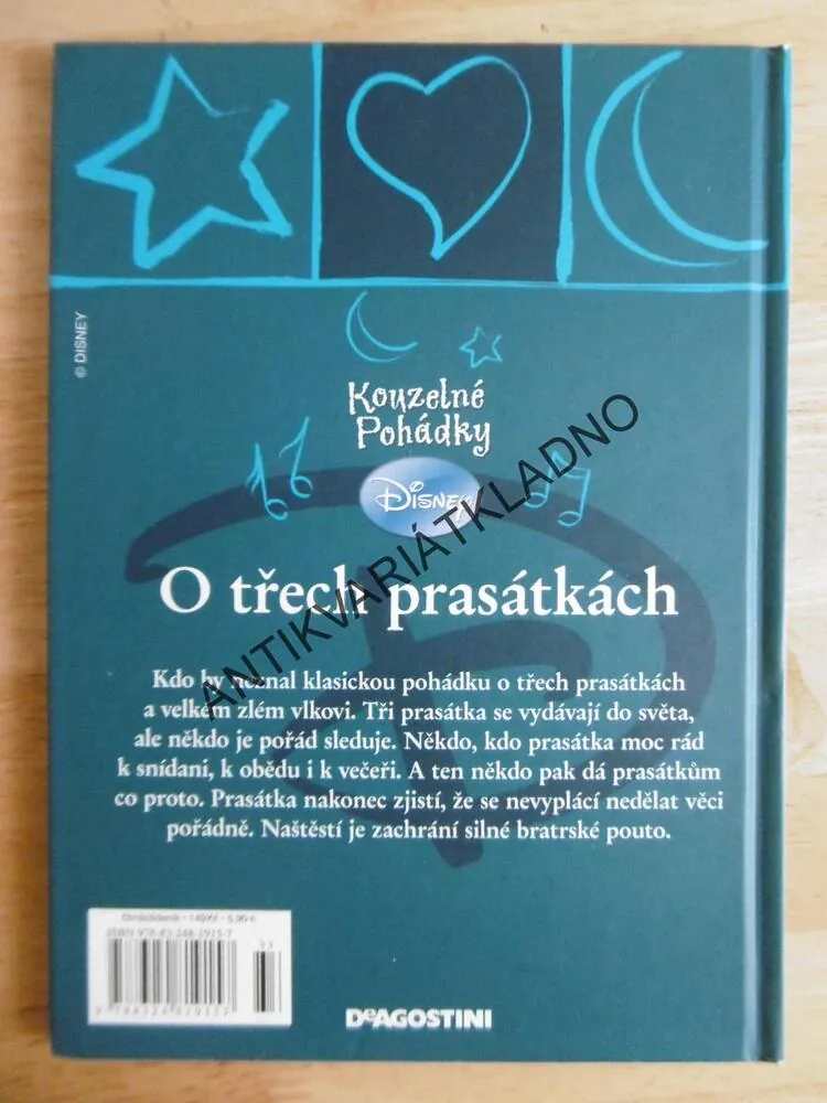 O TŘECH PRASÁTKÁCH, WALT DISNEY, BEZ CD, **an