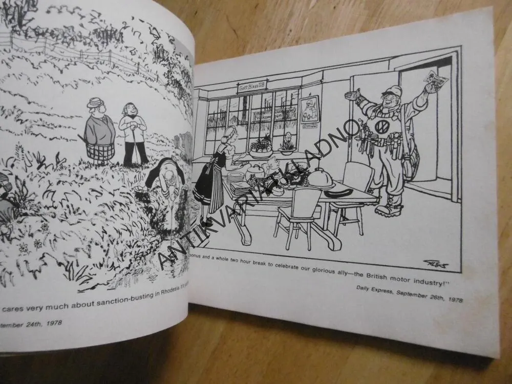 GILES, ANGLICKY, 1979, VTIPY, HUMOR, **an