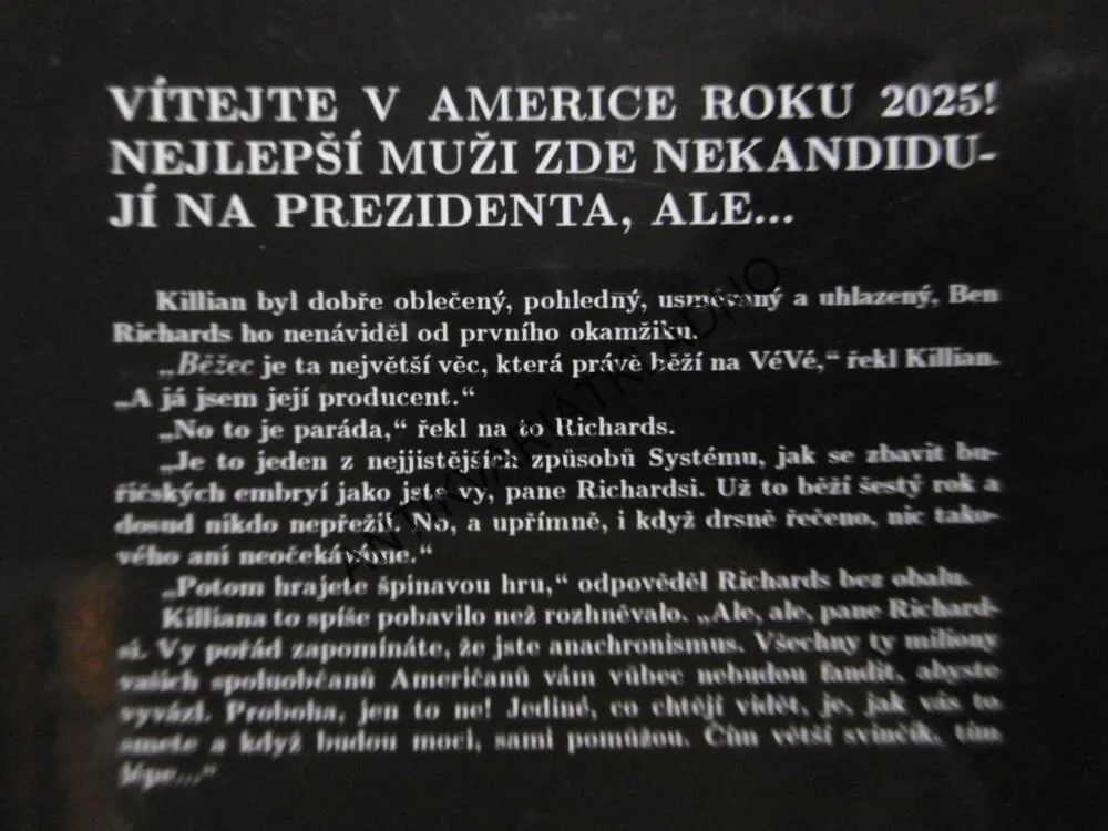 RUNNING MAN, STEPHEN KING, **an
