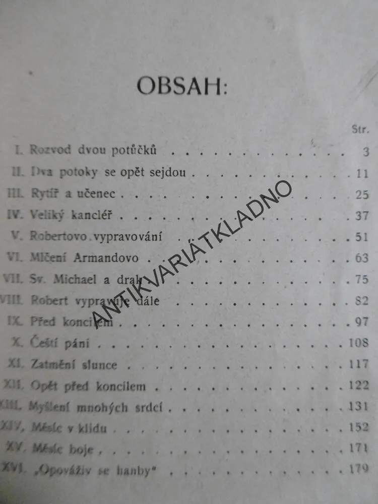 POVÍDKA Z KOSTNICE, D. ALCOCKOVA, 1913,