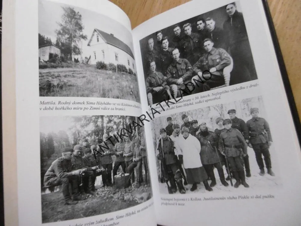 BÍLÁ SMRT, PETRI SARJANEN, ODSTŘELOVAČ ZIMNÍ VÁLKY, SIMA HÄYHÄO, **an