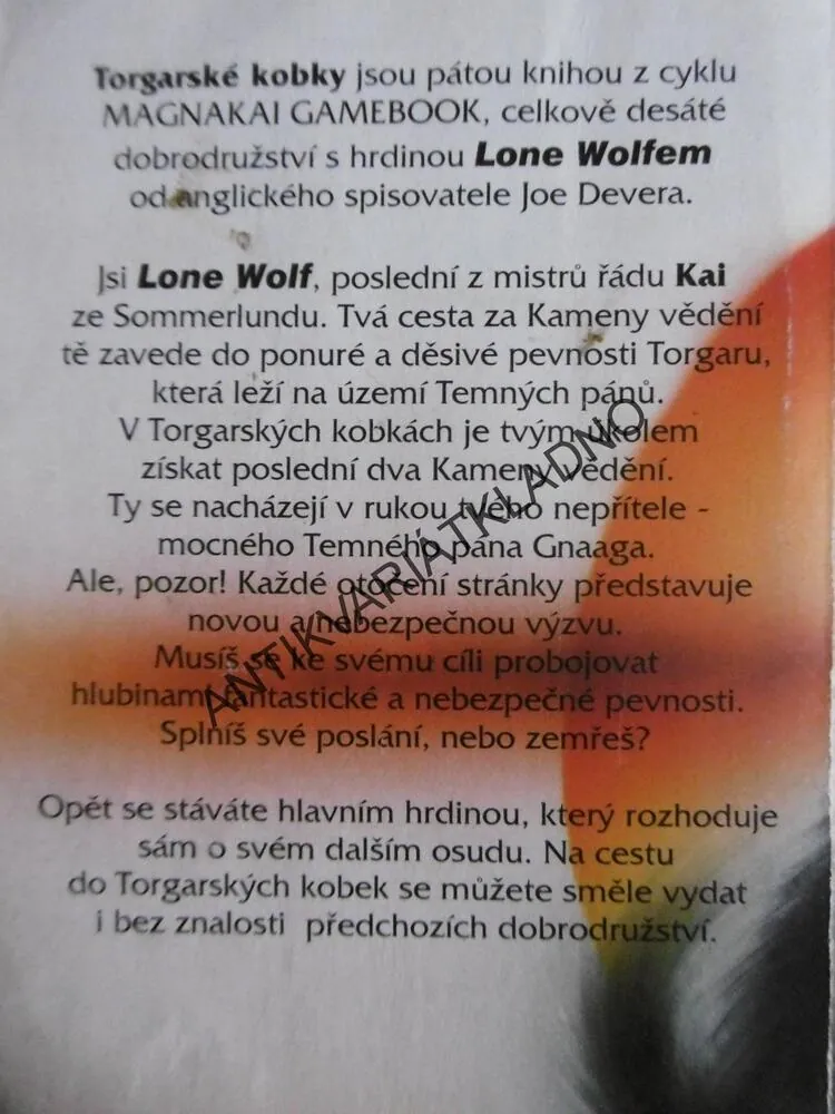TORGARSKÉ KOBKY, LONE WOLF, **an