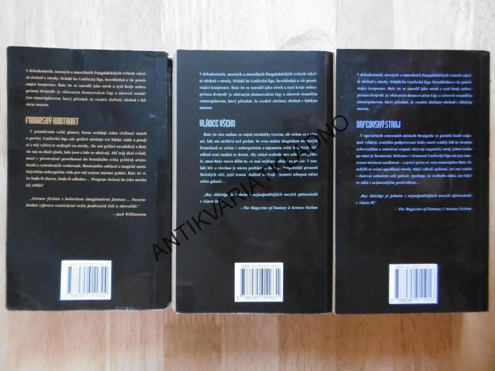 EMANCIPÁTOR 1 - 3, FARAOSKÝ KONTRAKT, VLÁDCE VŠEHO, ORFEOVSKÝ STROJ, RAY ALDRIDGE, **an