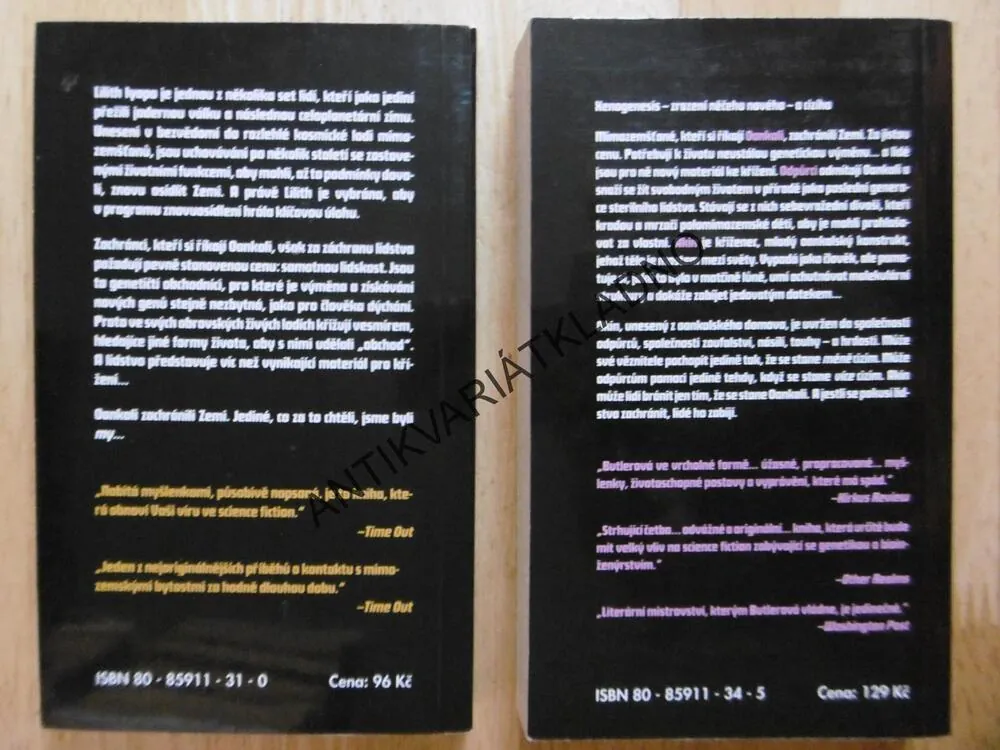 XENOGENESIS 1 -2, ÚSVIT, RITUÁLY DOSPĚLOSTI, OCTAVIA E. BUTLEROVÁ, **an