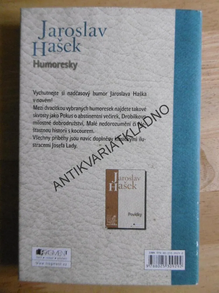 HUMORESKY, JAROSLAV HAŠEK, **an