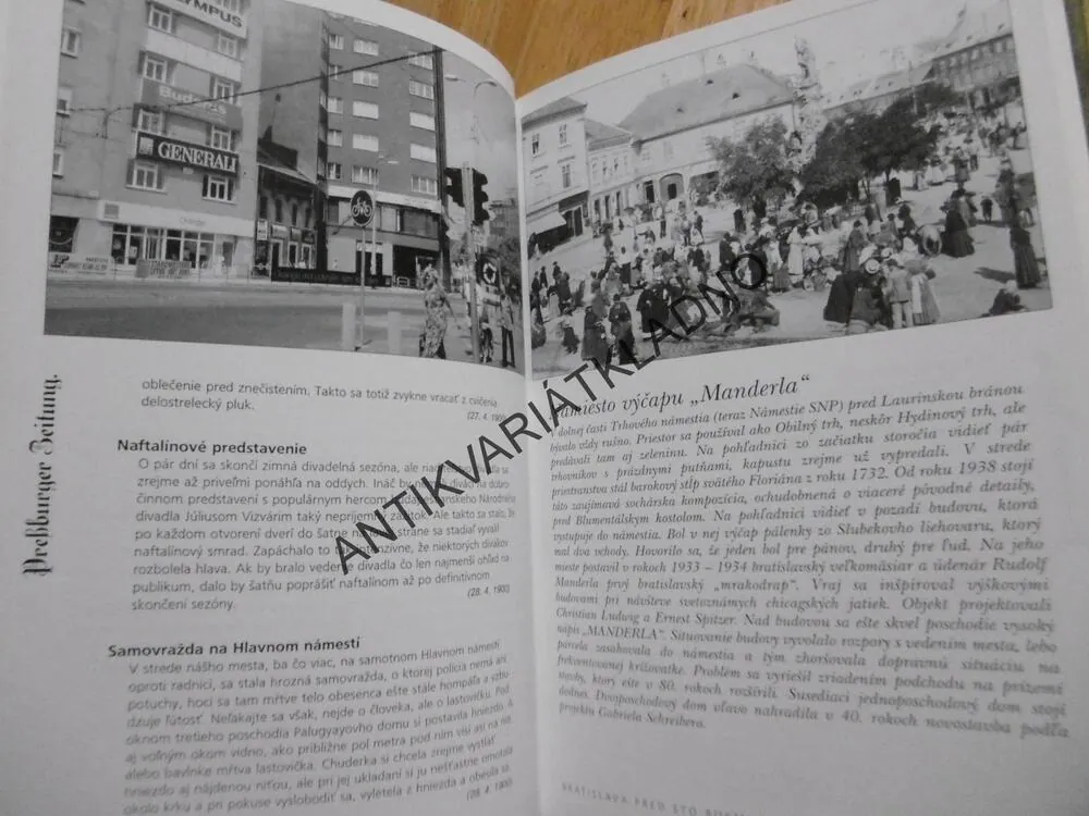 BRATISLAVA PRED STO ROKMI A DNES, MIKULÁŠ GAŽO, **an