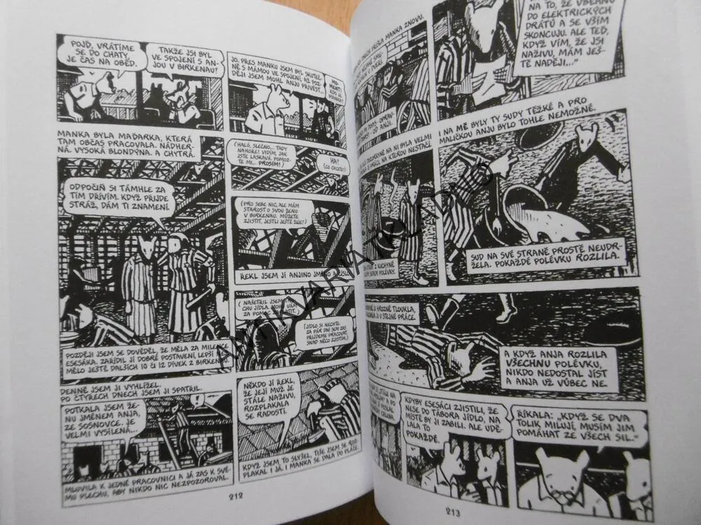 MAUS, PŘÍBĚH OČITÉHO SVĚDKA, ART SPIEGELMAN, KOMIKS VÁLKA, **an