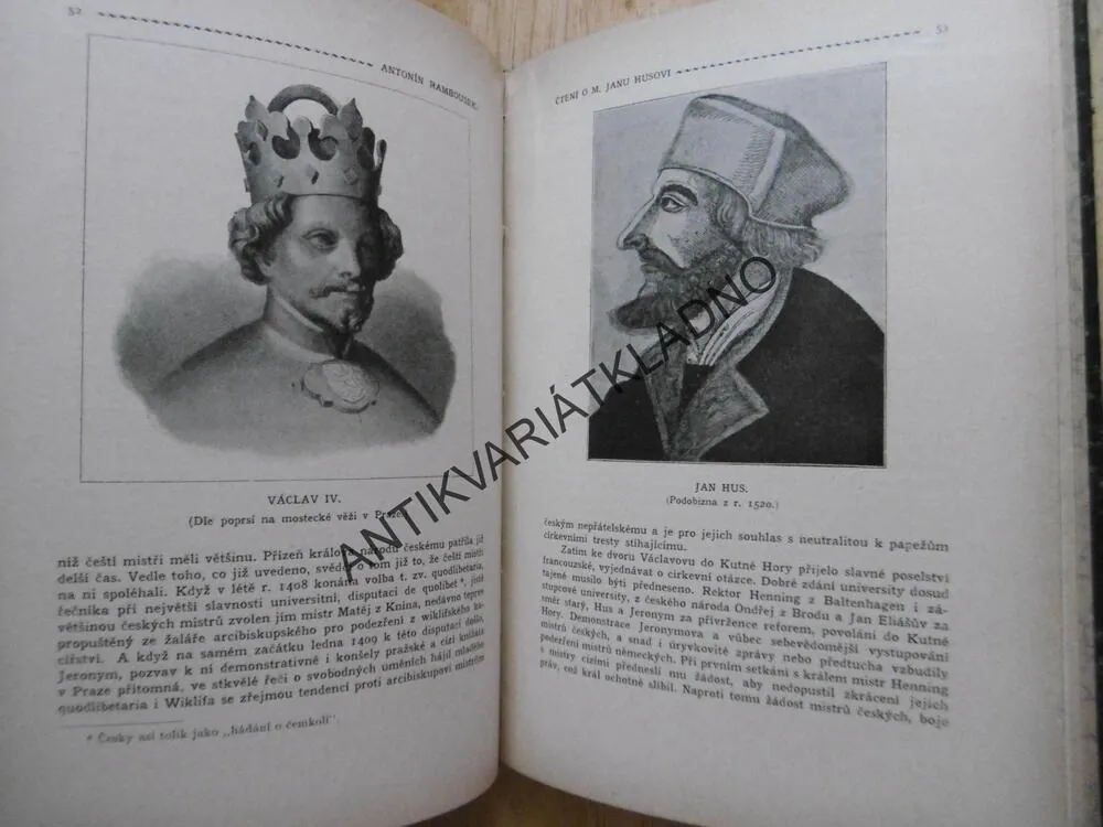 ČTENÍ O MISTRU JANU HUSOVI, AN T. RAMBOUSEK,
