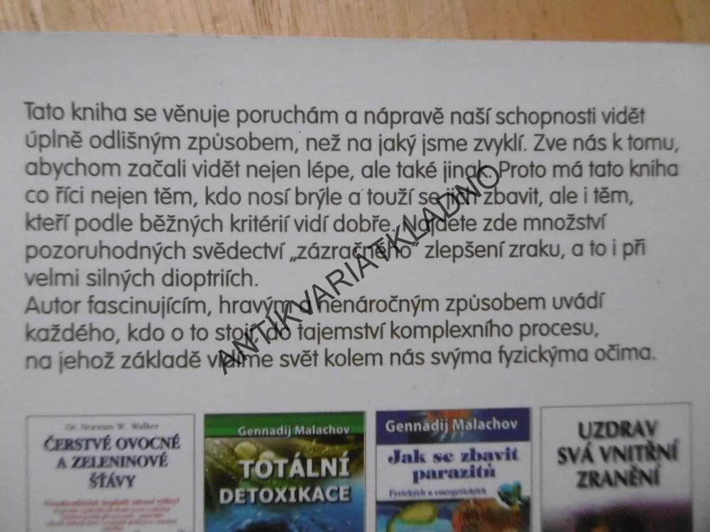DOBRÝ ZRAK BEZ BRÝLÍ, JACOB LIBERMAN, **an