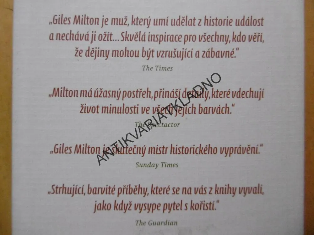 KDYŽ HITLER BRAL KOKAIN A STALIN VYLOUPIL BANKU, GILES MILTON, **an