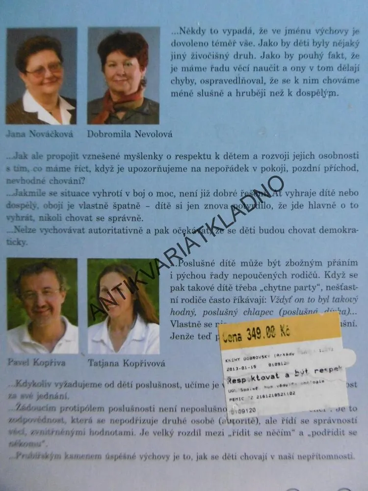 RESPEKTOVAT A BÝT RESPEKTOVÁN, PETR KOPŘIVA A SPOL., **an