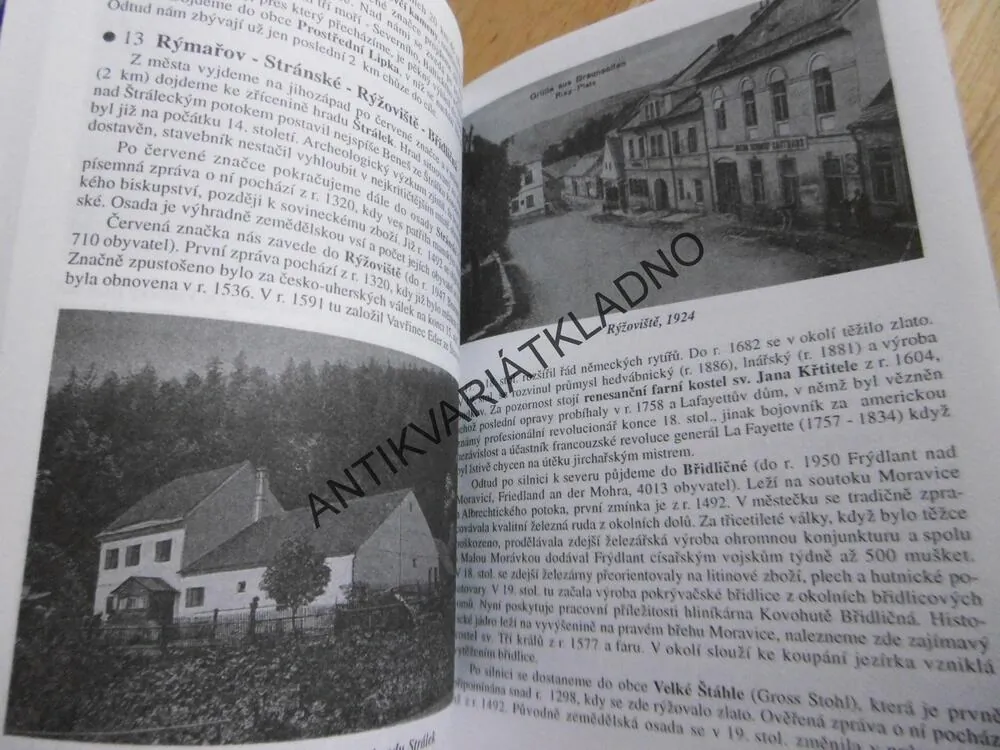ŠUMPERSKO, JESENÍKY, PRŮVODCE, HISTORICKÉ POHLEDNICE, **an