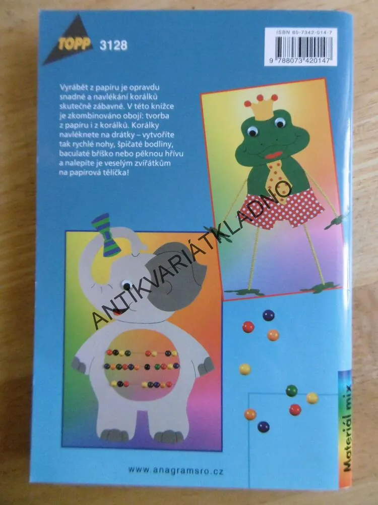 VESELÁ ZVÍŘÁTKA Z KORÁLKŮ A PAPÍRU, **an