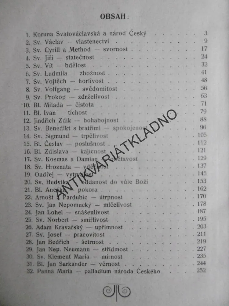 ČESKÉ DRAHOKAMY V KORUNĚ KRÁLOVNY NEBESKÉ, FR. KOHOUT, 1911, **an