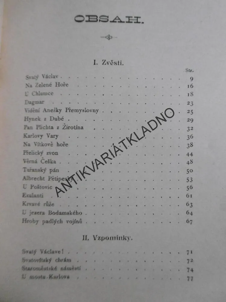 POVÍDKY NAŠICH DĚJIN, OHLAS NAŠICH DĚJIN, 1895, MUŽOVÉ PRÁCE 1907- DIVIŠ, BOŽEK, RESSEL,PETŘINA AJ.