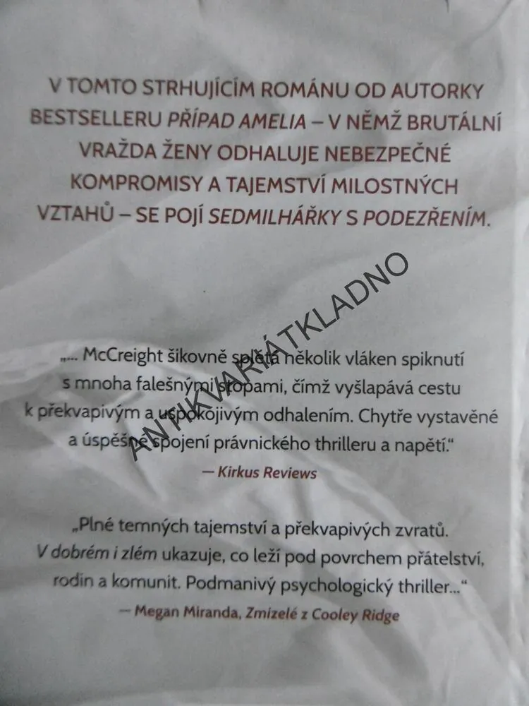 V DOBRÉM I ZLÉM, KIMBERLY MCCREIGHT, **an