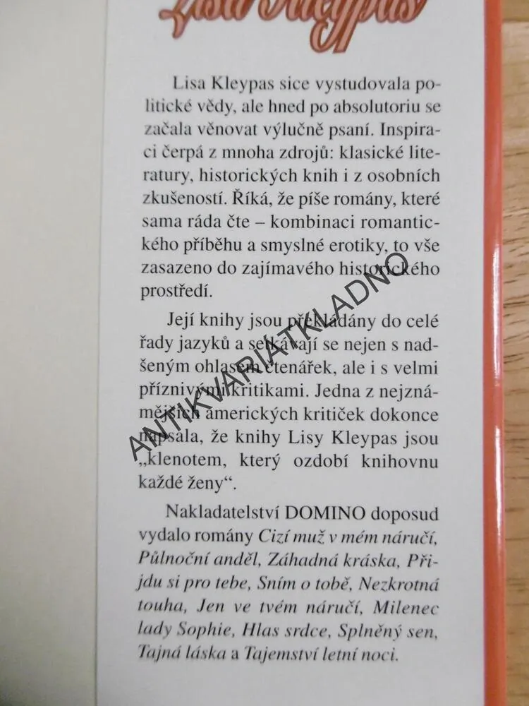KOUZLO PODZIMU, LISA KLEYPAS, **an