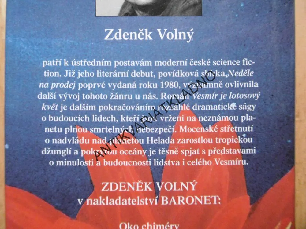 VESMÍR JE LOTOSOVÝ KVĚT, ZDENĚK VOLNÝ, **an