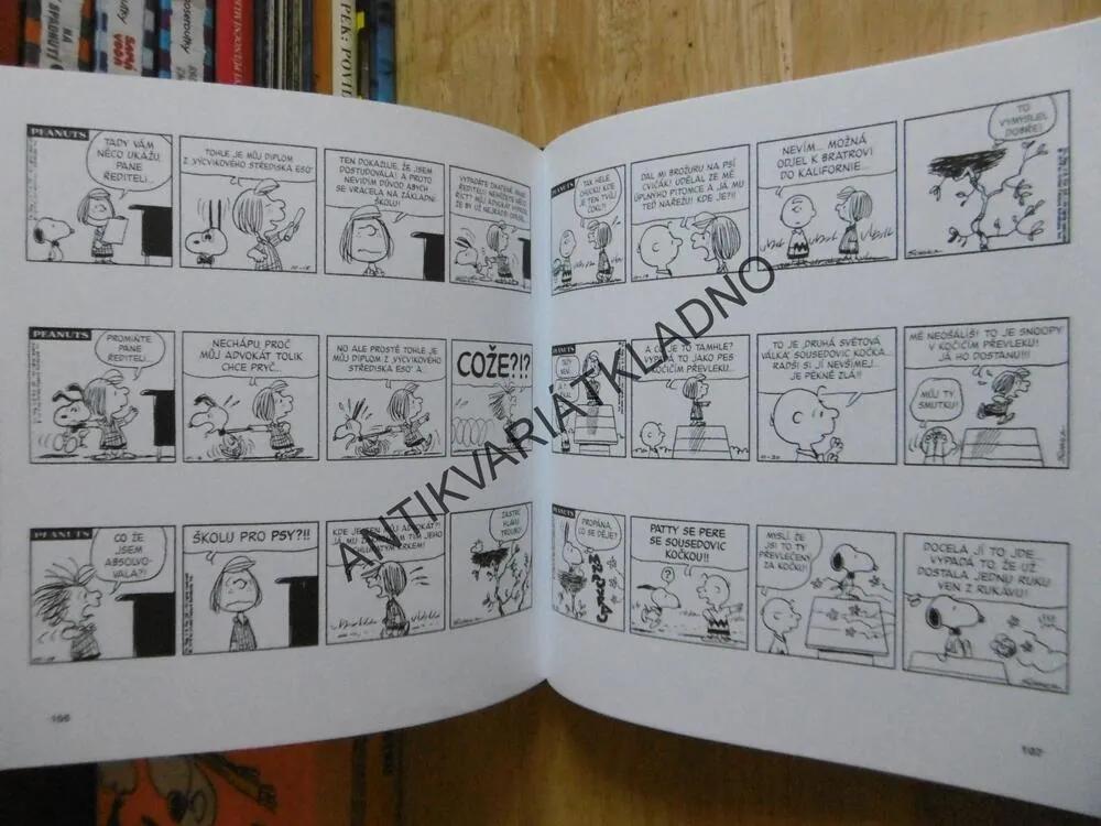 SNOOPY PO ŠKOLE, PEANUTS, CHARLES M. SCHULZ, **an