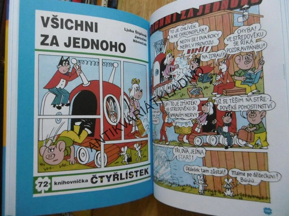SKVĚLÉ PŘÍBĚHY ČTYŘLÍSTKU, 1976 - 1979, ČTYŘLÍSTEK, JAROSLAV NĚMEČEK, LJUBA ŠTÍPLOVÁ, **an