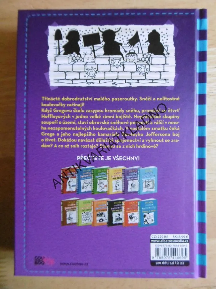 DENÍK MALÉHO POSEROUTKY 13., RADOSTI ZIMY, JEFF KINNEY, **an