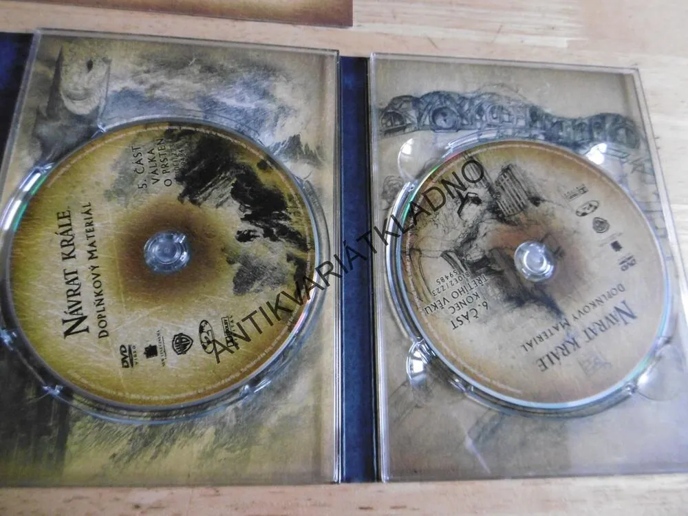 PÁN PRSTENŮ, NÁVRAT, 4 X DVD FILM