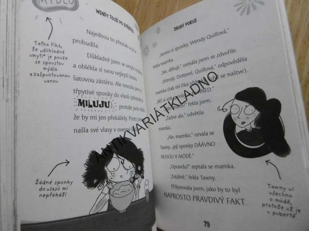 WENDY QUILLOVÁ TOUŽÍ PO ZVÍŘÁTKU, WENDY MEDDOUROVÁ, **an