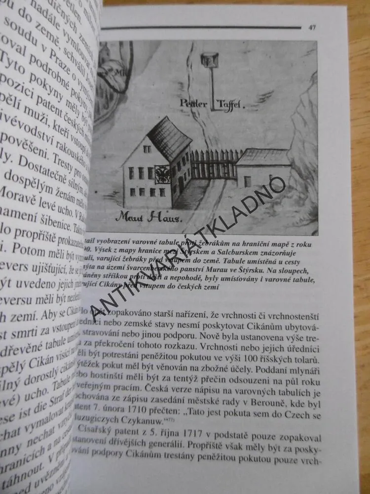 CIKÁNI NA MORAVĚ V 15. AŽ 18. STOLETÍ, JIŘÍ HANZAL, **an