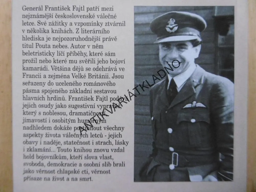 POUTA NEBES, FRANTIŠEK FAJTL, **an