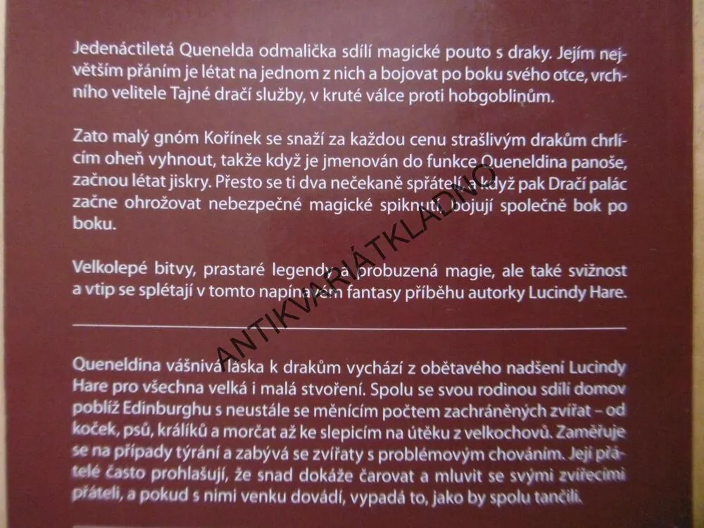 TA, KTERÁ TANČÍ S DRAKY, LUCINDA HARE, **an