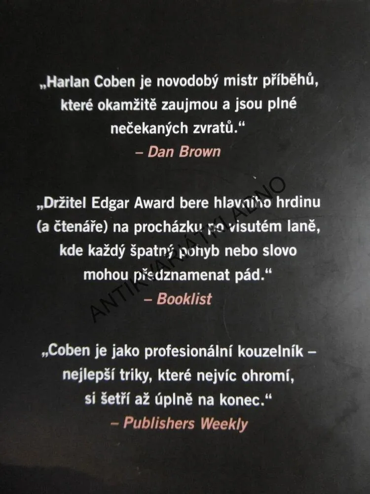 NIKOMU ANI SLOVO, HARLAN COBEN, **an