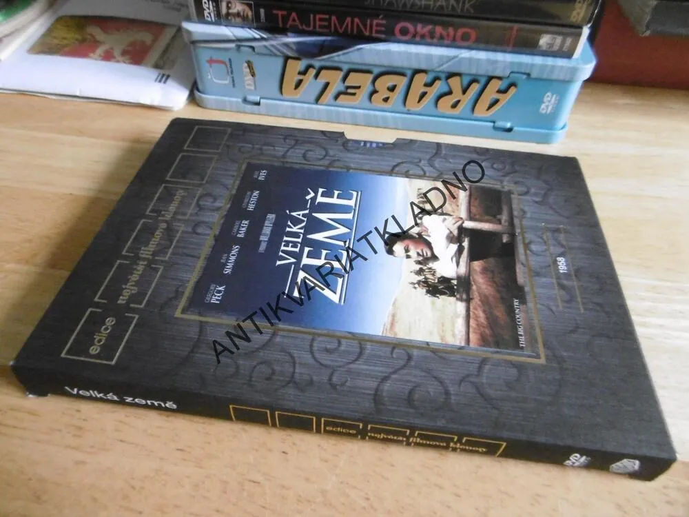 VELKÁ ZEMĚ, GREGORY PECK, DVD FILM