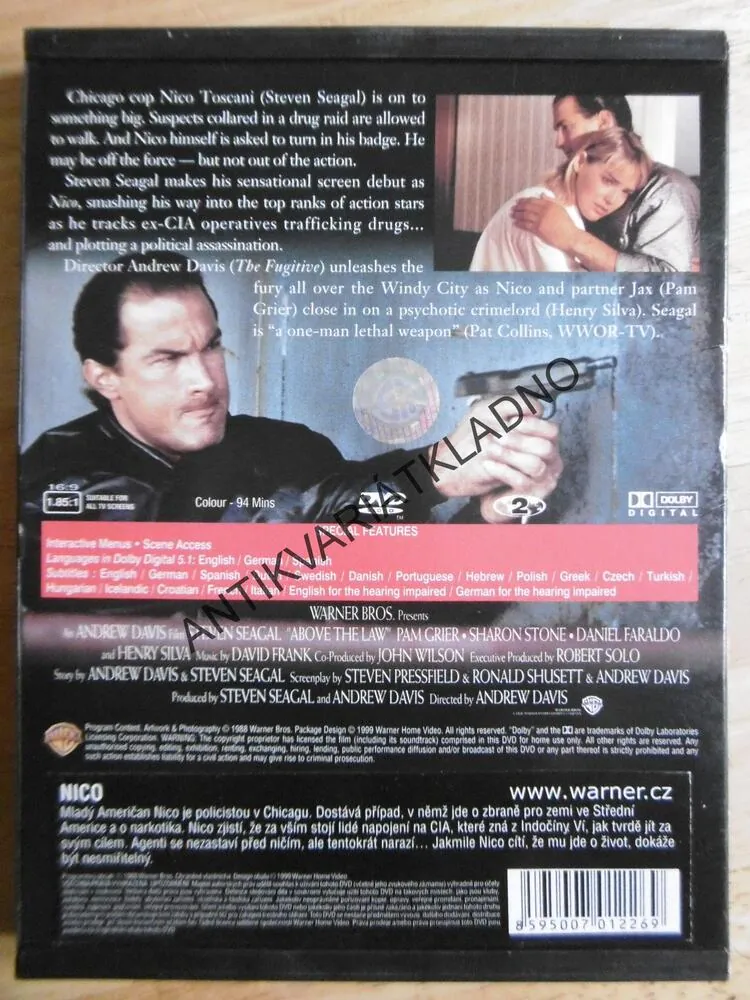 NICO, STEVEN SEAGAL, DVD FILM