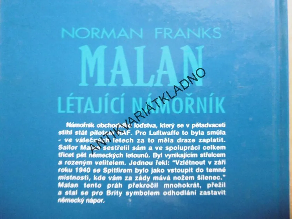 MALAN, LÉTAJÍCÍ NÁMOŘNÍK, NORMAN FRANKS, LETECTVÍ, **an