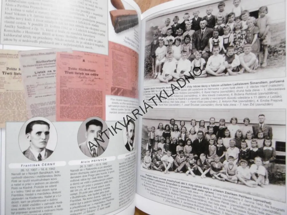 LIDICE, PŘÍBĚH ČESKÉ VSI, STEHLÍK, KLADNO, **an