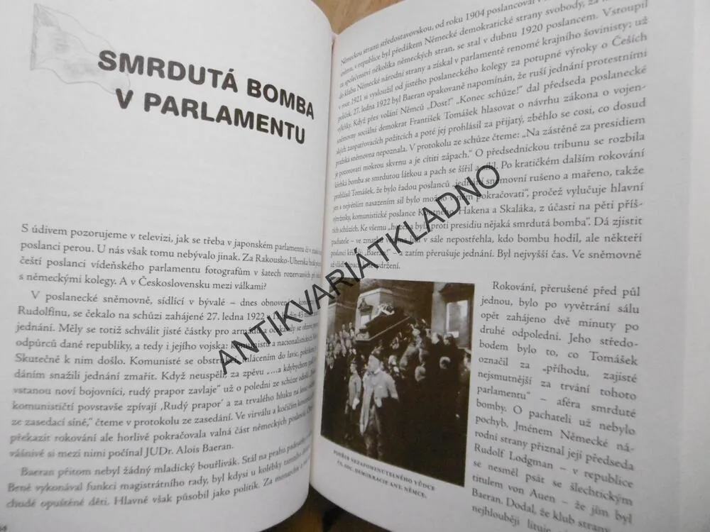 VÍTEJTE V PRVNÍ REPUBLICE, ANTONÍN KLIMEK,
