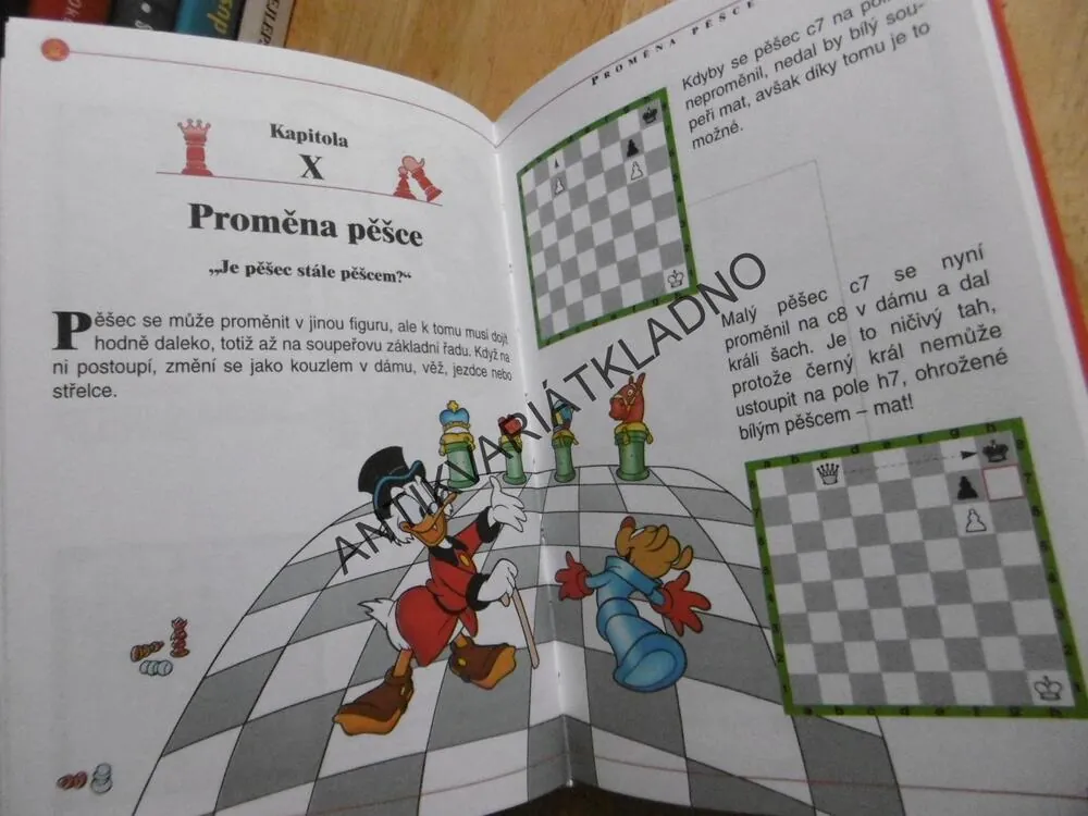 SPECIÁLNÍ PŘÍRUČKA MLADÝCH SVIŠŤŮ, ŠACHY S ANATOLIJEM KARPOVEM, WALT DISNEY, **an