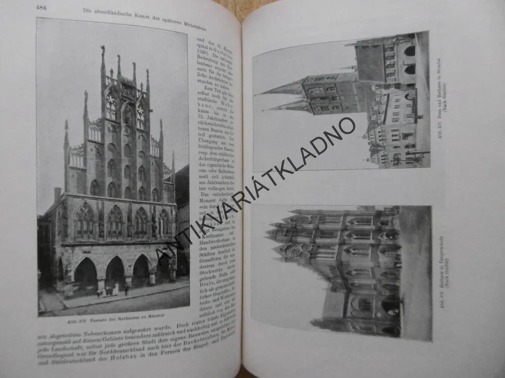 STŘEDOVĚKÉ UMĚNÍ, NĚMECKY, 1923, LITOGRAFIE